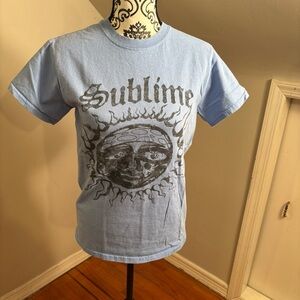 Sublime Sun Graphic logo size S Rock Reggae Ska punk band tee retro
